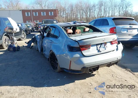 2023 BMW M3 Competition xDrive z USA, uszkodzony, nr VIN WBS43AY09PFN58965